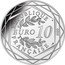 France 10 Euro (The Postman Smurf) KM# 2865 RÉPUBLIQUE FRANÇAISE EURO 10 2020 coin obverse