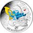 France 10 Euro (The Postman Smurf) KM# 2865 LE SCHTROUMPF POSTIER RF LES SCHTROUMPFS TM coin reverse