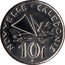France 10 Francs (Marianne. New Caledonia) KM# 11a NOUVELLE - CALEDONIE 10 F coin reverse