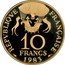 France 10 Francs (Piedfort) KM# P788 RÉPVBLIQVE FRANÇAISE 10 FRANCS 1983 coin obverse