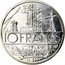 France 10 Francs Piedfort 1982 KM# P744 10 FRANCS coin reverse