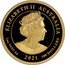 Australia 100 Dollars Unicorn 2021 P Proof ELIZABETH II AUSTRALIA 1OZ 9999 AU 2021 100 DOLLARS JC coin obverse