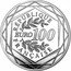 France 100 Euro 100th Anniversary of the Death of Auguste Rodin 2017  KM# 2436 RÉPUBLIQUE EURO 100 FRANÇAISE coin obverse
