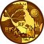 France 100 Euro From the Earth to the Moon 2005 Proof KM# 2035 DE LA TERRE À LA LUNE RF coin obverse