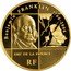France 100 Euro 300th Anniversary of Birth of Benjamin Franklin 2006 Proof KM# 2044 BENJAMIN FRANKLIN 1706 - 2006 AMI DE LA FRANCE RF coin obverse