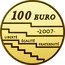 France 100 Euro 60th Anniversary of the Cannes Cinema Festival 2007 Proof KM# 1497 100 EURO 2007 LIBERTÉ ÉGALITÉ FRATERNITÉ coin reverse