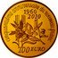 France 100 Euro The Sower. 50 Years of the New Franc 2010 Proof KM# 1672 CINQUANTIÈME ANNIVERSAIRE DU NOUVEAU FRANC 1960 2010 100 EURO coin reverse