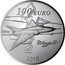 France 100 Euro Marcel Dassault 2010 Proof KM# 1689 100 EURO MIRAGE III 2010 coin reverse