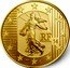 France 100 Euro Charles the Bald's denier 2014 Proof KM# 2135 GLORIA SIT XPO REGI VICTORIA CARLO 100 EURO coin obverse