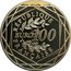 France 100 Euro Rooster 2015 KM# 2262 RÉPUBLIQUE EURO 100 FRANÇAISE coin obverse