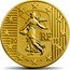 France 100 Euro Historic Coins. Franc A Cheval 2015 Proof KM# 2267 RF 20 15 coin obverse