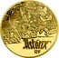France 100 Euro Asterix 2019  Proof KM# 2826 ASTÉRIX® RF BREF: TU AS PEUR ! LES LE LES PAR UTATI IH MERCI OBÉLIX. OUÏE ! IL N'Y E PAS PO LE BOU CE QU MONDE RIS SA OTION IQUE ? NE UN HIR ! JE L'AI VU LE PREMIER ! GAUGAU... GROS PAR TOUTATIS ! N'Y EN AURA POUR TOUT E MONDE J'AI RRR ! HAHA ! É ! FF! GROS QUEL N OB coin obverse
