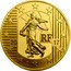 France 100 Euro (Louis d'Or Coin of Louis XIII) RF 20 17 coin obverse