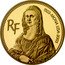France 100 Euro 500 Years of Mona Lisa 2003 Proof KM# 2005 RF 1503-MONA LISA-2003 coin obverse