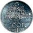 France 100 Francs (Centenary Statue of Liberty 1886 - 1986. Trial) KM# E135 LIBERTÉ ÉGALITÉ FRATERNITÉ 100 F 19 86 DURAND - MEGRET coin obverse