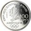 France 100 Francs (Essai - Ice hockey) ALBERTVILLE92 1991 ESSAI 100 FRANCS XVIES JEUX OLYMPIQUES D'HIVER coin reverse