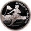 France 100 Francs Piedfort - Ice Skating 1989 c+d KM# PA1008 G. YOLDJOGLOU REPUBLIQUE FRANÇAISE coin obverse