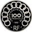 France 100 Francs (Piedfort Jean Monnet) 100 FRANCS LIBERTE EGALITE FRATERNITE 1992 PIEDFORT RF A. PAOLI coin obverse