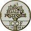 France 100 Francs (Piedfort Proof - Fraternity) LIBERTÉ ÉGALITÉ FRATERNITÉ 100 F 1988 PIEDFORT DURAND-MEGRET coin reverse