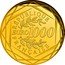 France 1000 Euro The Rooster 2014 KM# 2107 RÉPUBLIQUE EURO 1000 FRANÇAISE coin obverse