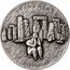 Niue 2 Dollars (Charles III Stonehenge) 3000 STONEHENGE GB 4000 CERNAVODA RO CV 2016 coin reverse