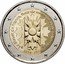 France 2 Euro 100th Anniversary of the End of the First World War 2018  KM# 2458 LE BLEUET DE FRANCE, FLEUR DE MÉMOIRE ET DE SOLIDARITÉ 1918 - 2018 R F coin obverse