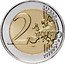 France 2 Euro 30 Years of EU Flag 2015  KM# 2192a 2 EURO LL coin reverse