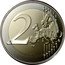 France 2 Euro French Presidency of the EU. Coloured 2008  Coincard 2 EURO LL coin reverse