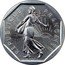 France 2 Francs The Sower 1990 KM# P1019 LIBERTE EGALITE FRATERNITE 2 FRANCS 1990 coin obverse