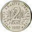 France 2 Francs (Piedfort) KM# Pn736 LIBERTE EGALITE FRATERNITE 2 FRANCS 1982 coin reverse