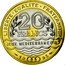 France 20 Francs Mediteranian Games. Essai 1992  PONCE BUQUOY RÉPUBLIQUE FRANÇAISE ESSAI coin reverse