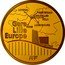 France 200 Euro Lille Europe and the TGVs 2010 Proof KM# 1701 LONDON AMSTERDAM BRUXELLES KÖLN LUXEMBOURG PARIS GARE LILLE EUROPE RF coin obverse
