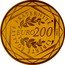 France 200 Euro French Regions 2011 KM# 1757 EURO 200 LIBERTÉ ÉGALITÉ FRATERNITÉ 2011 coin reverse