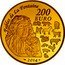 France 200 Euro Year of the Horse 2014 Proof KM# 2131 FABLES DE LA FONTAINE 200 EURO 2014 coin reverse
