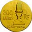 France 200 Euro Charles de Gaulle 2015 Proof KM# 2247 200 EURO RF 1959-1969 coin obverse