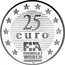 France 25 Euro (Alain Prost) 25 EURO FIA FORMULA 1 WORLD CHEMPIONSHIP coin reverse