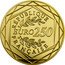 France 250 Euro Rooster 2015  RÉPUBLIQUE EURO 250 FRANÇAISE coin obverse