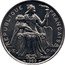 France 5 Francs (Liberty. New Caledonia) KM# 16 REPUBLIQUE FRANÇAISE I E O M G.B.BAZOR 1989 coin obverse