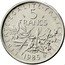 France 5 Francs Piedfort 1985 KM# P945 REPUBLIQUE FRANÇAISE O. ROTY coin obverse
