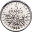 France 5 Francs Piedfort. 1984 KM# P914 LIBERTE EGALITE FRATERNITE 5 FRANCS 1984 coin reverse