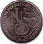 France 5 Francs (United Nations) KM# 1118b ORGANISATION DES NATIONS UNIES ONU 50 1945-1995 coin reverse