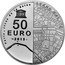 France 50 Euro The Seine Banks. Invalides-Grand Palais 2015 Proof KM# 2253 50 EURO 2015 PARIS RIVES DE LA SEINE GRAND PALAIS INVALIDES coin reverse