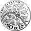 France 50 Euro Opera Garnier 2016 Proof KM# 2328 TRESORS DE PARIS 2016 50 EURO coin reverse