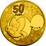 France 50 Euro (Donald & Daisy) KM# 2529 50 EURO 2018 coin reverse