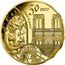 France 50 Euro (Gothic Europe) KM# 2914 50 EURO NOTRE DAME DE PARIS coin reverse