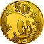 France 50 Euro Scrooge McDuck 2017  Proof KM# 2411 50 EURO 2017 coin reverse