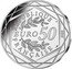 France 50 Euro The Enamored Smurf 2020  KM# 2903 RÉPUBLIQUE FRANÇAISE EURO 50 2020 coin obverse