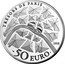 France 50 Euro (The Gates of the Chateau De Versailles) KM# 2509 TRÉSORS DE PARIS 2018 50 EURO coin reverse