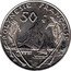France 50 Francs French Polynesia 2008 (a) KM# 13a POLYNESIE FRANCAISE 50 F GA coin reverse