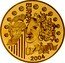 France 500 Euro Enlargement of the European Union 2004 Proof KM# 1396 € EUROPA 2004 coin reverse